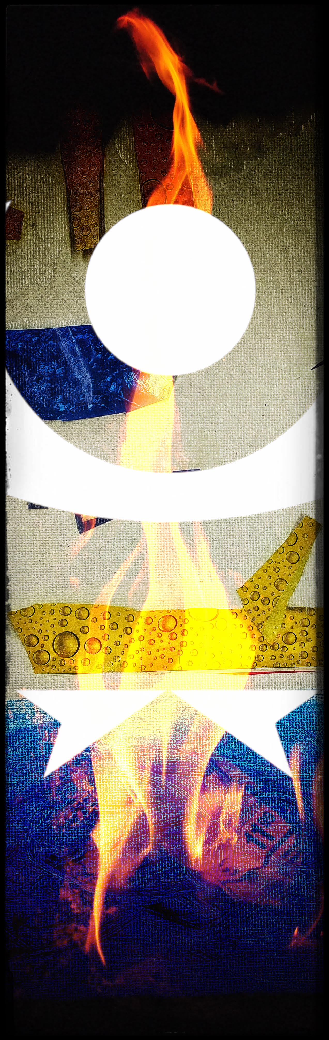 Painted Abstract Collage by Devin Good Painted Abstract Collage by Devin Good